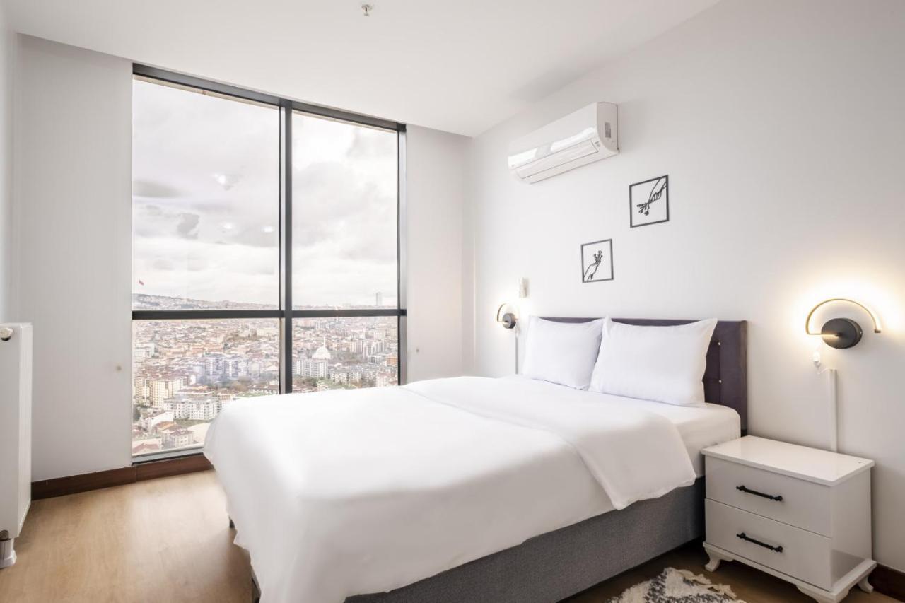 Charming Flat With City View In Atasehir Istanbul Ngoại thất bức ảnh